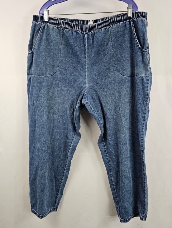 Venezia Jeans Denim - Venezia Women's Pull On Stretch Plus Size Petite Jeans, Sz 20WP